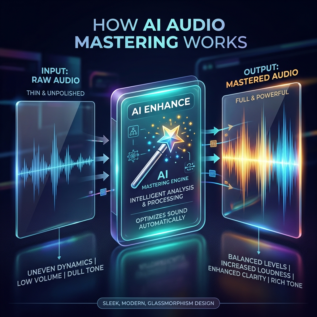 AI Audio Mastering